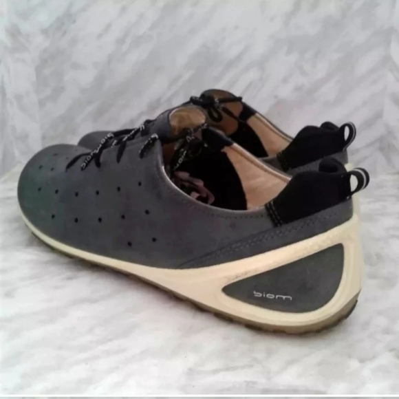 ECCO Biom Lite mens EU 46 US 12 Suede Summer Shoes sneakers 802004 - Picture 4 of 7